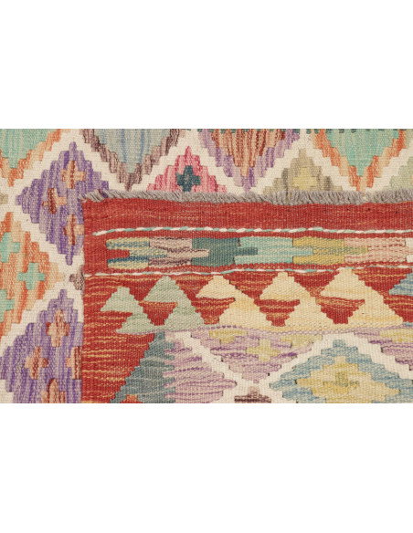 Kilim 101x190 Cm Kilim Afghanistan Hand-carded Wool (warp: