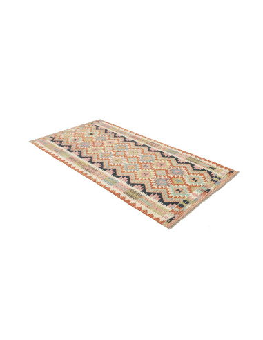 Kilim 101x198 Cm Kilim, Afghanistan, Hand-carded Wool,