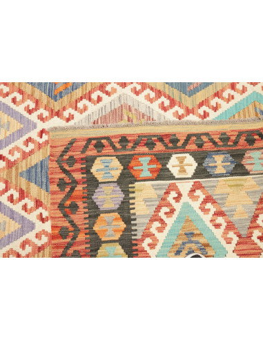 Kilim 206x289 Cm Kilim Afghanistan Hand-carded Wool Cotton