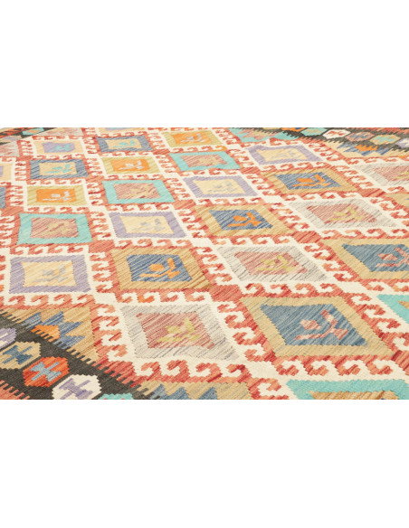 Kilim 206x289 Cm Kilim Afghanistan Lana Cardata A Mano