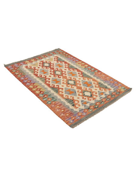 Kilim 102x149 Cm Kilim, Afghanistan, Lana Cardata A Mano