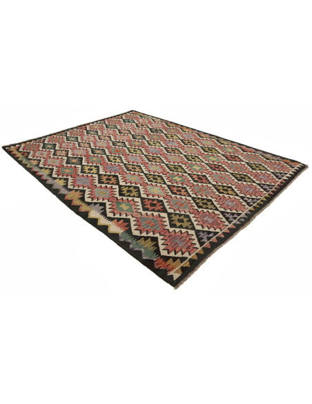Kilim 224x299 Cm Kilim, Afghanistan, Lana Cardata A Mano