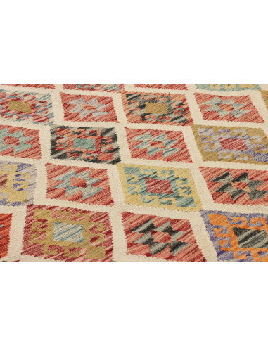 Kilim 203x298 Cm Kilim, Afghanistan, Lana Cardata A Mano