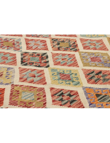 Kilim 203x298 Cm Kilim, Afghanistan, Hand-carded Wool (warp: