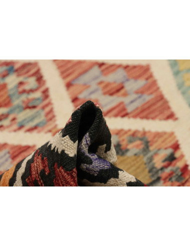 Kilim 203x298 Cm Kilim, Afghanistan, Lana Cardata A Mano