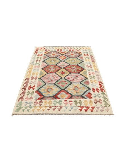 Kilim 129x181 Cm Kilim, Afghanistan, Hand-carded Wool,