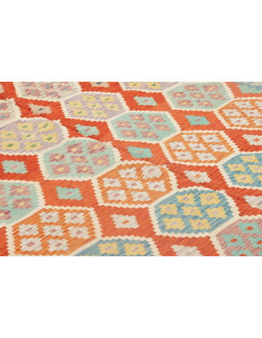 Kilim 204x297 Cm Kilim, Afghanistan, Hand-carded Wool (warp: