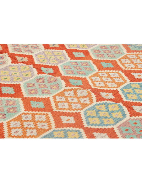 Kilim 204x297 Cm Kilim, Afghanistan, Hand-carded Wool (warp: