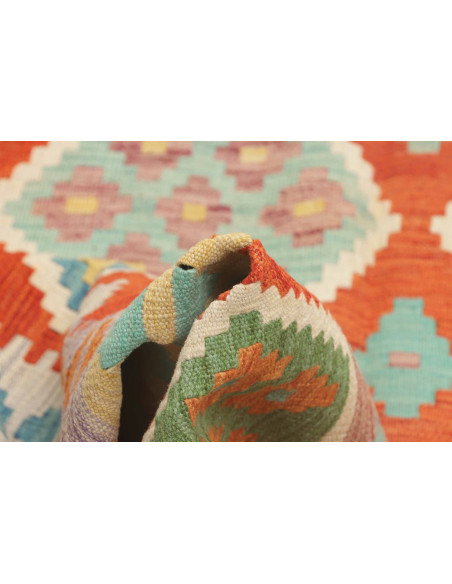 Kilim 204x297 Cm Kilim, Afghanistan, Hand-carded Wool (warp: