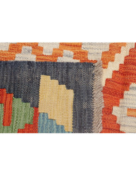 Kilim 204x297 Cm Kilim, Afghanistan, Hand-carded Wool (warp: