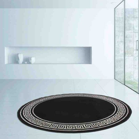 tappeto moderno classico rohullah 7010 nero