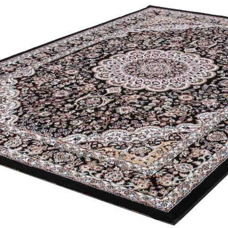 tappeto moderno classico saudi arabia medina nero