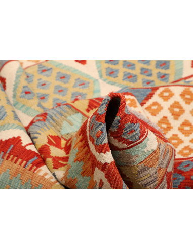 Kilim 177x238 Cm Afghan Kilim Hand-carded Wool