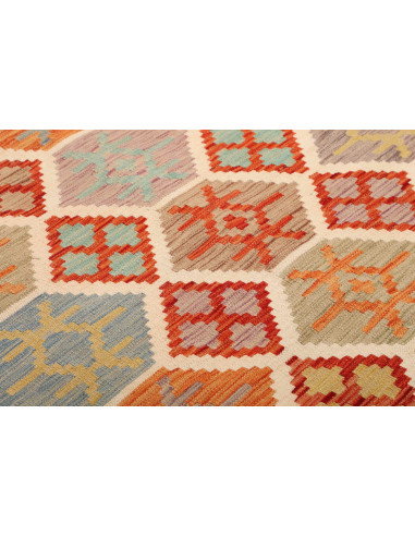 Kilim 201x297 Cm Kilim, Afghanistan, Lana Cardata A Mano