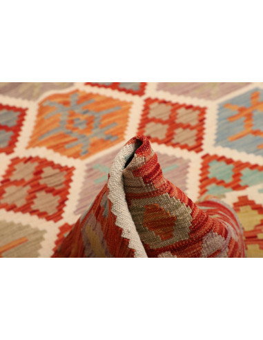 Kilim 201x297 Cm Kilim, Afghanistan, Lana Cardata A Mano