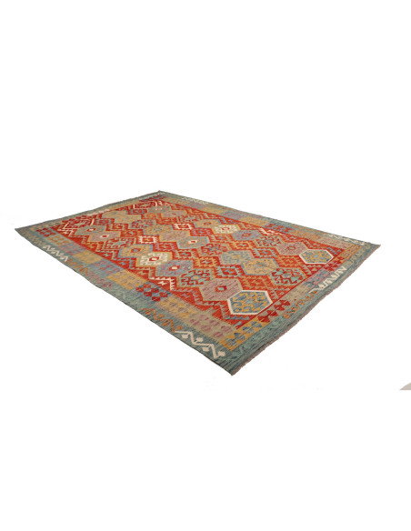Kilim 200x297 Cm Kilim Afghanistan Hand-carded Wool