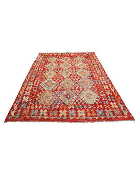 Kilim 183x255 Cm Kilim Afghanistan Lana Cardata A Mano