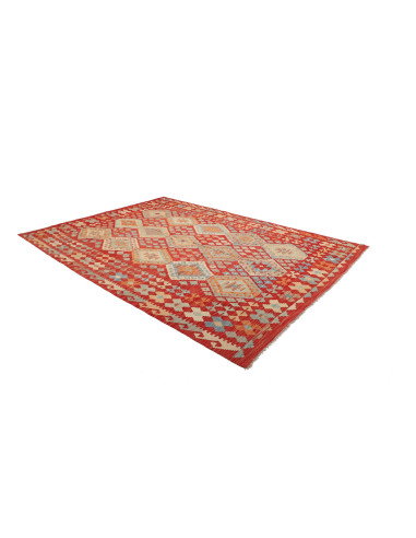 Kilim 183x255 Cm Kilim Afghanistan Lana Cardata A Mano