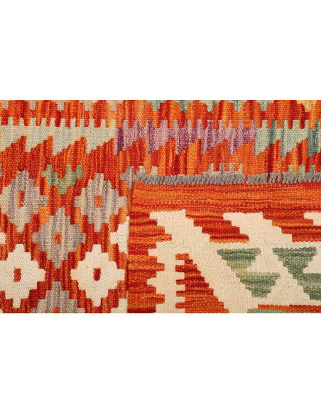 Kilim 100x147 Cm Kilim Afghanistan Hand-carded Wool (warp: