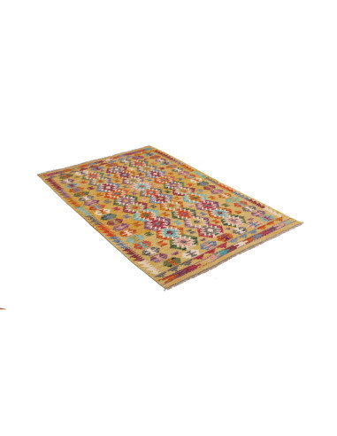 Kilim 99x147 Cm Kilim, Afghanistan, Hand-carded Wool (warp:
