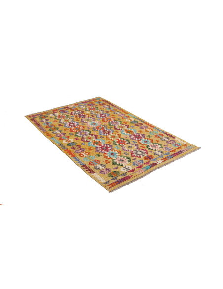 Kilim 99x147 Cm Kilim, Afghanistan, Hand-carded Wool (warp:
