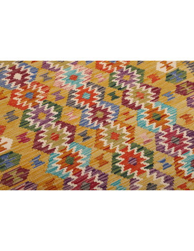 Kilim 99x147 Cm Kilim, Afghanistan, Hand-carded Wool (warp: