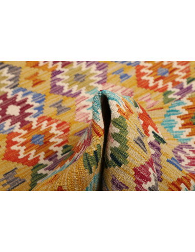 Kilim 99x147 Cm Kilim, Afghanistan, Hand-carded Wool (warp: