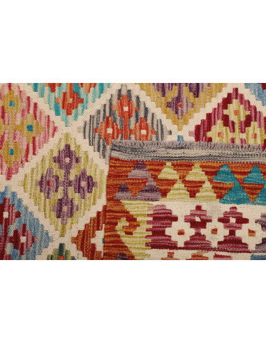 Kilim 97x151 Cm Kilim, Afghanistan, Lana Cardata A Mano