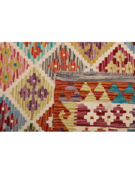 Kilim 97x151 Cm Kilim, Afghanistan, Lana Cardata A Mano