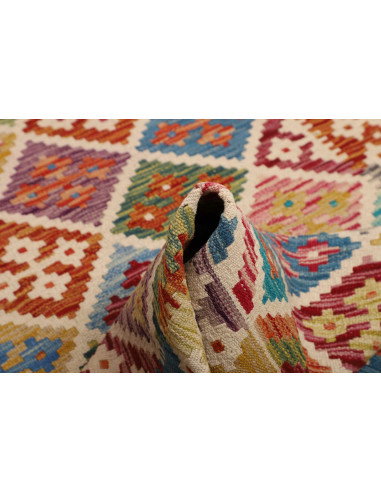 Kilim 97x151 Cm Kilim, Afghanistan, Lana Cardata A Mano