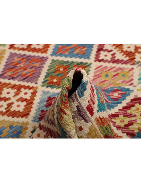 Kilim 97x151 Cm Kilim, Afghanistan, Lana Cardata A Mano
