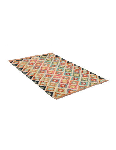 Kilim 99x150 Cm Kilim, Afghanistan, Hand-carded Wool (warp: