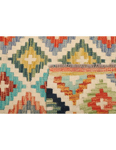 Kilim 99x150 Cm Kilim, Afghanistan, Hand-carded Wool (warp: