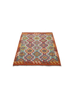 Kilim 99x152 Cm Kilim, Afghanistan, Lana Cardata A Mano 2