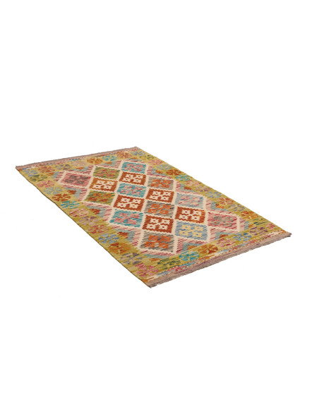 Kilim 100x156 Cm Kilim Afghanistan Hand-carded Wool Cotton