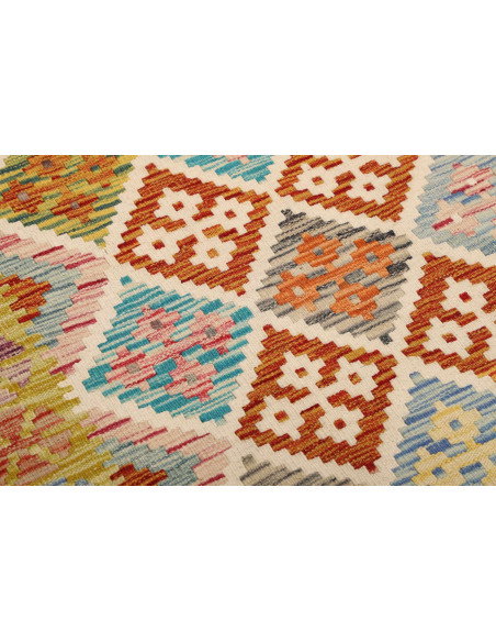 Kilim 100x156 Cm Kilim Afghanistan Hand-carded Wool Cotton