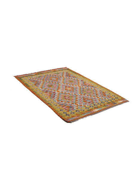 Kilim 107x148 Cm Kilim, Afghanistan, Lana Cardata A Mano,