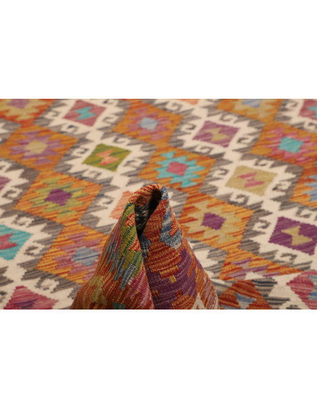 Kilim 201x298 Cm Kilim Afghanistan Lana Cardata A Mano
