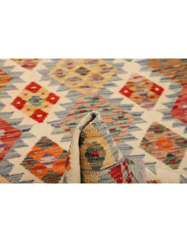 Kilim 102x189 Cm Kilim, Afghanistan, Lana Cardata A Mano Su