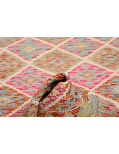 Kilim 100x194 Cm Kilim, Afghanistan, Lana Cardata A Mano