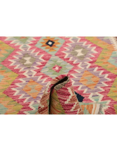 Kilim 101x200 Cm Kilim, Afghanistan, Hand-carded Wool,