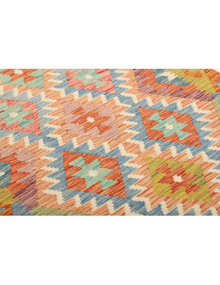 Kilim 102x201 Cm Kilim, Afghanistan, Lana Cardata A Mano