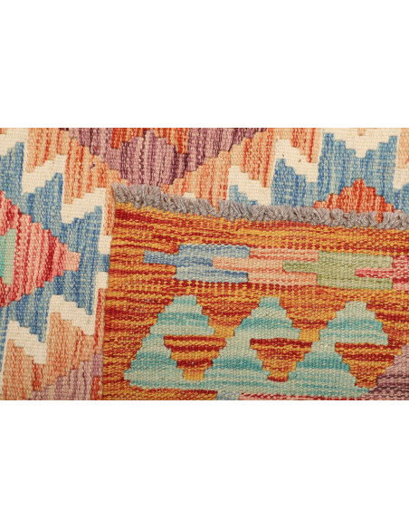 Kilim 102x201 Cm Kilim, Afghanistan, Hand-carded Wool (warp: