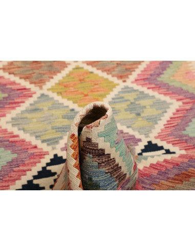 Kilim 101x203 Cm Kilim Afghanistan Lana Cardata A Mano
