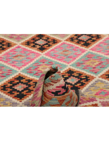 Kilim 103x202 Cm Kilim Afghanistan, Lana Cardata A Mano