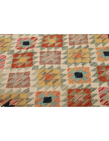 Kilim 118x179 Cm Kilim Afghano, Lana Cardata A Mano (ordito: