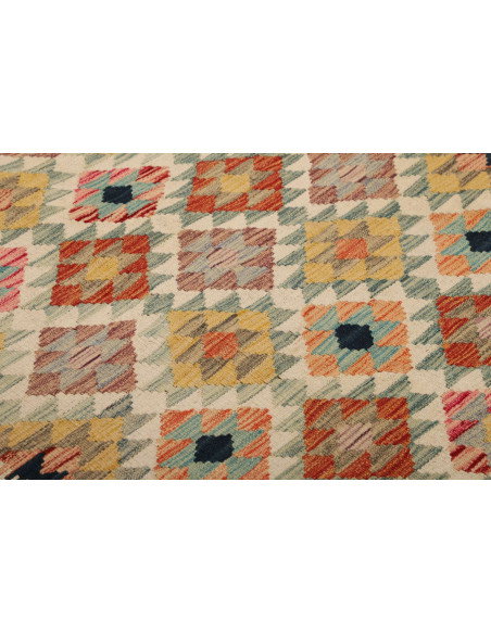 Kilim 118x179 Cm Kilim Afghano, Lana Cardata A Mano (ordito: