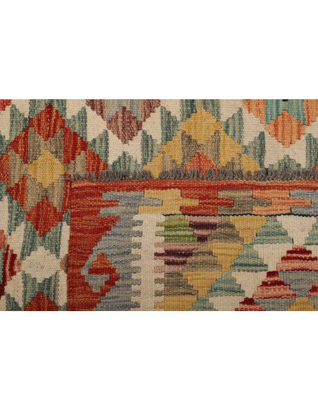 Kilim 118x179 Cm Kilim Afghano, Lana Cardata A Mano (ordito: