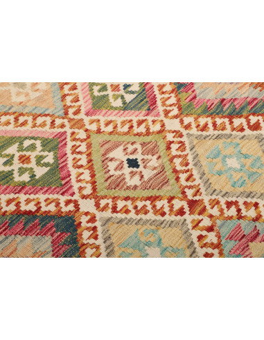 Kilim 101x210 Cm Kilim, Afghanistan, Lana Cardata A Mano,