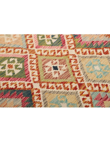 Kilim 101x210 Cm Kilim, Afghanistan, Hand-carded Wool,